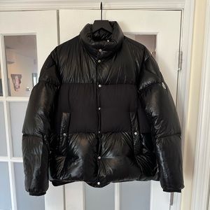 Moncler Contrast Paneled Puffer